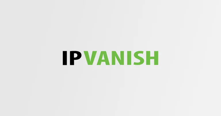 A simple image featuring the IPVanish VPN logo with the text "IPVanish" in black and green.